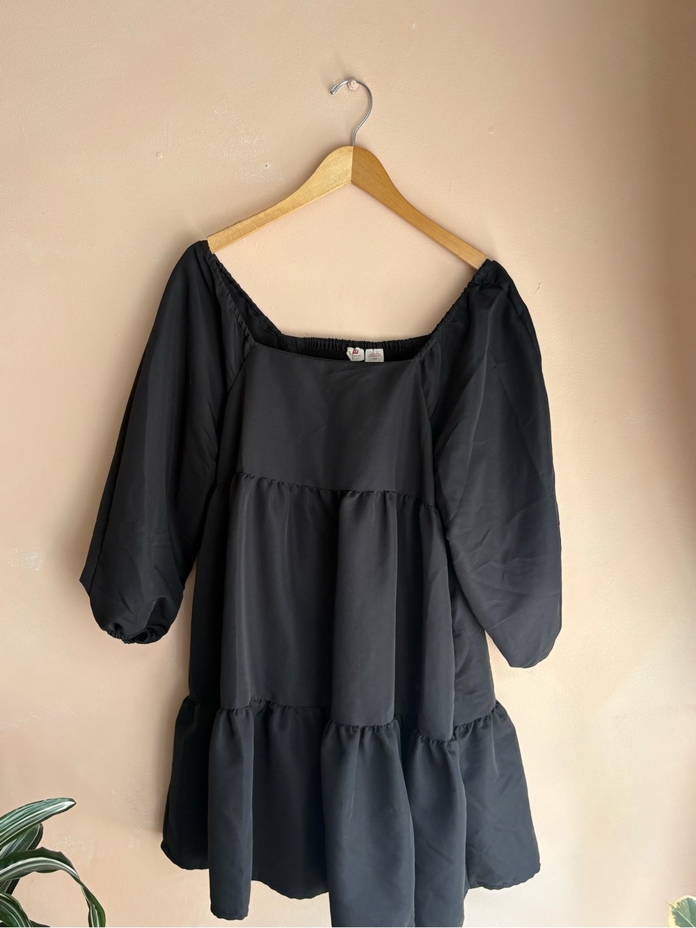 Levi’s Black Gingham Dress
